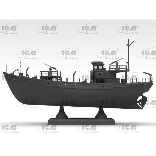 KFK Kriegsfischkutter Німецький багатоцільовий катер WWII  1/144 ICM S012