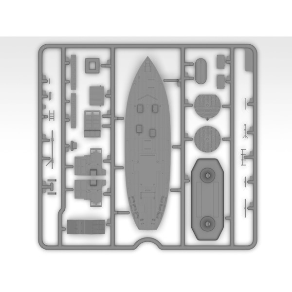 KFK Kriegsfischkutter Німецький багатоцільовий катер WWII  1/144 ICM S012