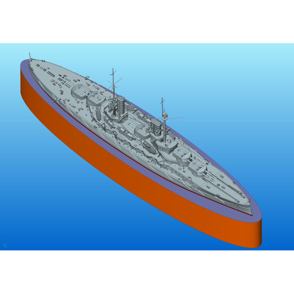 "Кронпринц", Німецький лінійний корабель І МВ 1/700 ICM S016