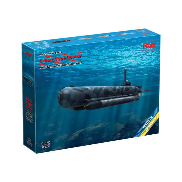 Підводний човен типу “Molch” WWII  1/72 ICM S019