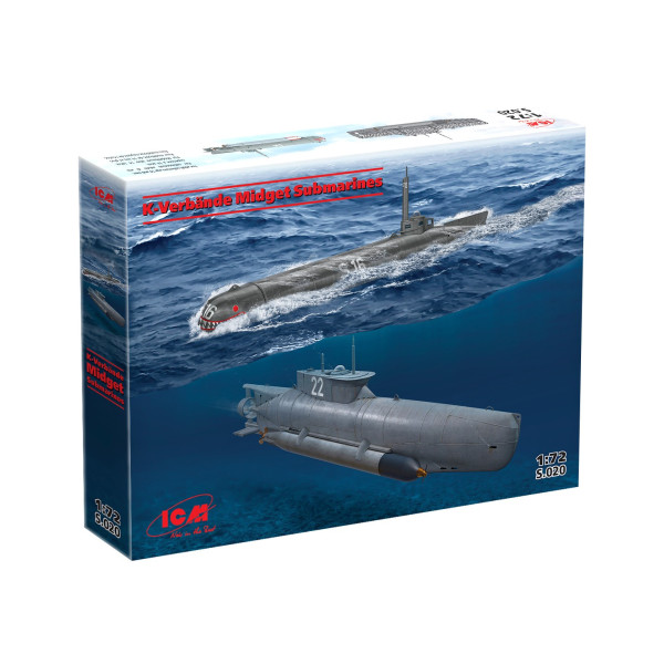 Міні-субмарини K-Verbände  WWII  1/72  ICM S020