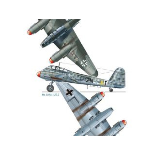 Літак  Me-210A-1 1/72 Italeri 0077