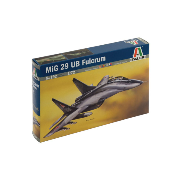 Літак  MIG 29 UB Fulcrum  1/72 Italeri 0192