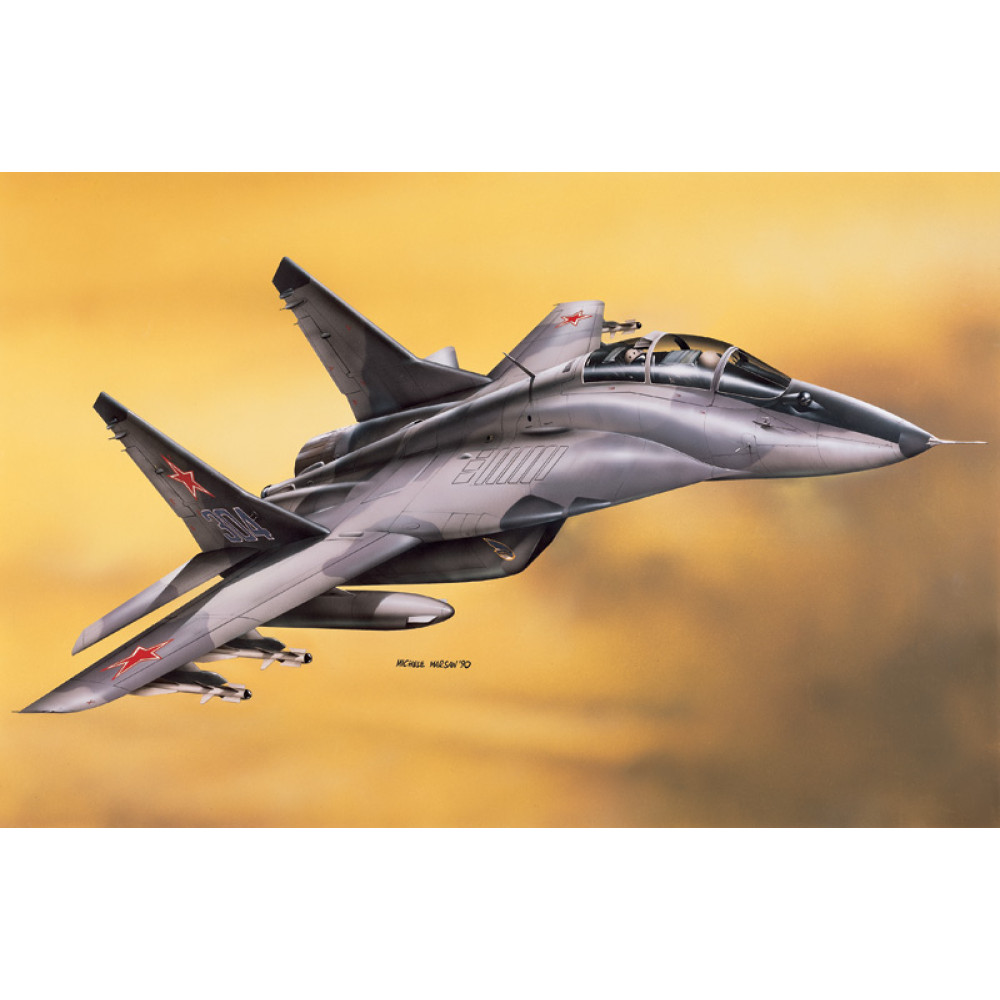 Літак  MIG 29 UB Fulcrum  1/72 Italeri 0192