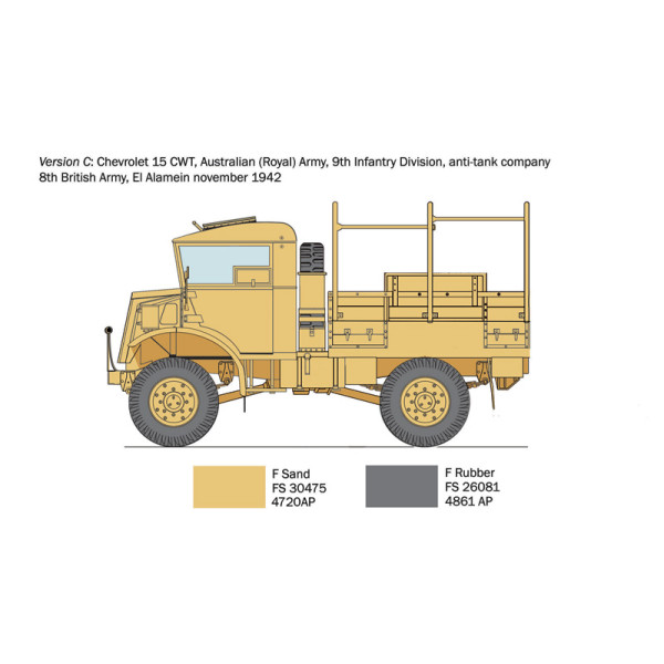 Chevrolet 15 CWT  1/35 Italeri 0233