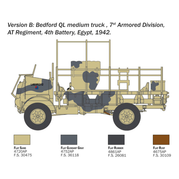 Bedford QL Medium Truck  1/35 Italeri 0241
