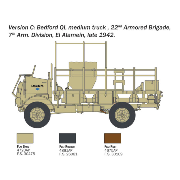 Bedford QL Medium Truck  1/35 Italeri 0241