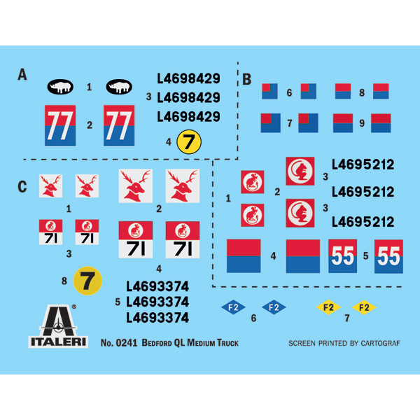 Bedford QL Medium Truck  1/35 Italeri 0241