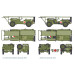 1/4 ton. 4x4 Ambulance jeep  1/35 Italeri  0326