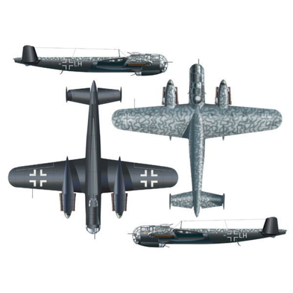 Літак  Do 217M-1 1/72 Italeri  1286