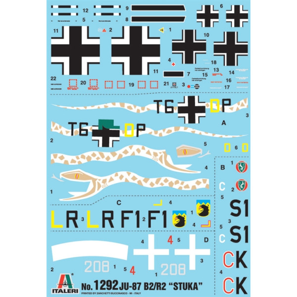 JU-87 B2 STUKA 1/72 Italeri 1292