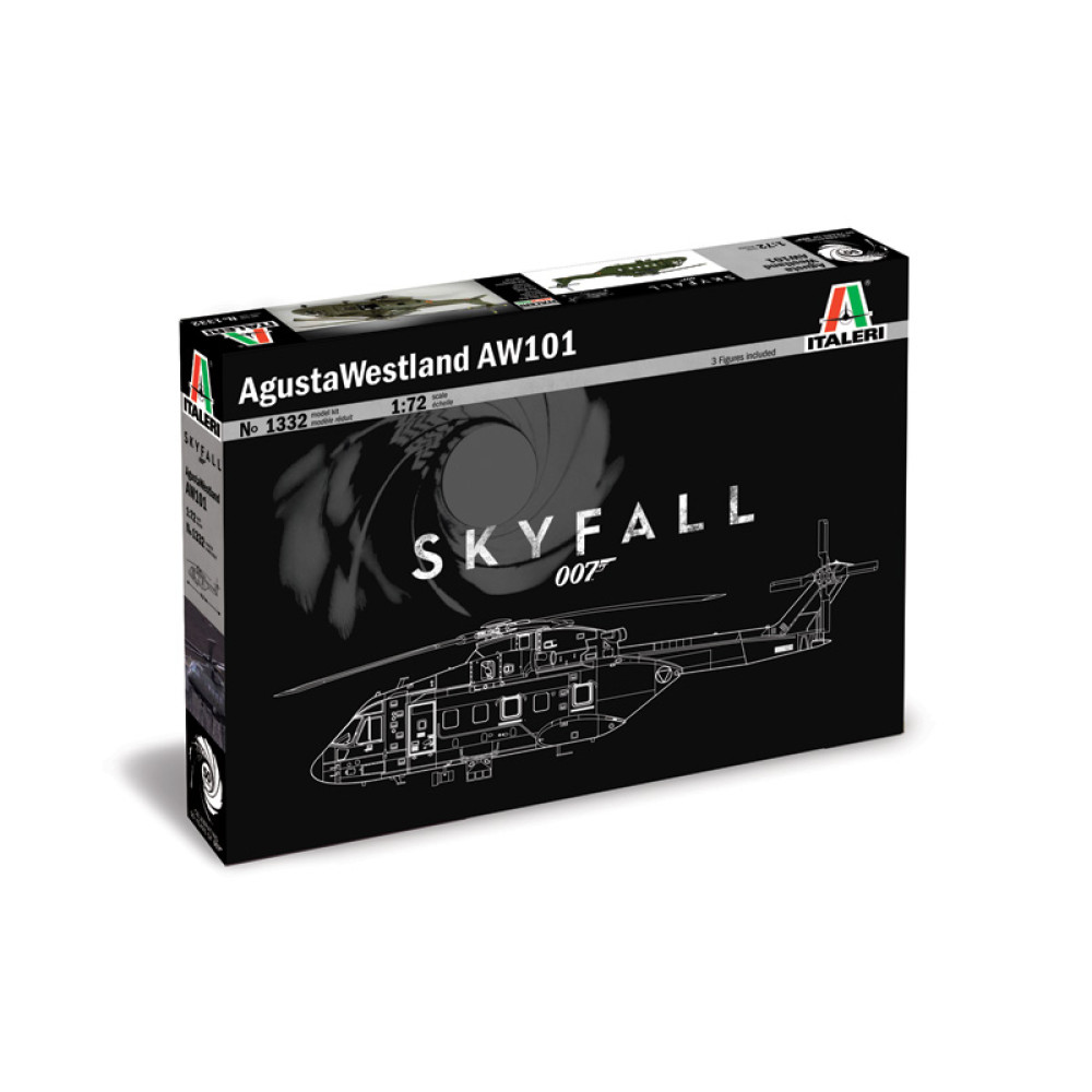 Agusta Westland AW-101 -James Bond Skyfall - 50 Jahre 1/72 Italeri  1332