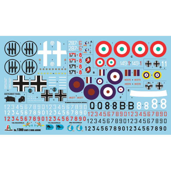 Cant Z.506 Airpone  1/72 Italeri  1360