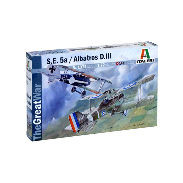 Літак S.E.5a/Albatros D.III 1/72 Italeri  1374