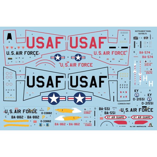  Martin B-57B 1/72 Italeri  1387