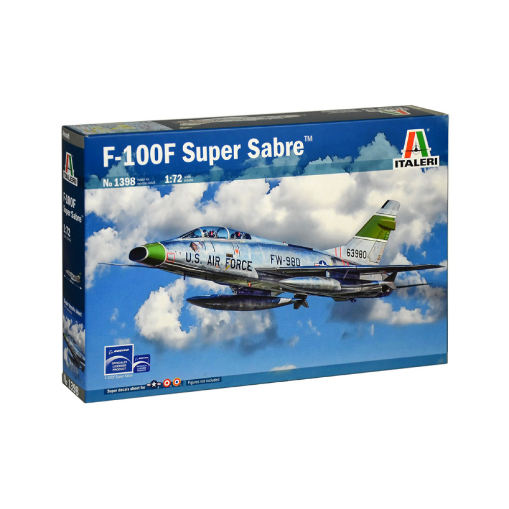 F-100F Super Sabre  1/72 Italeri  1398
