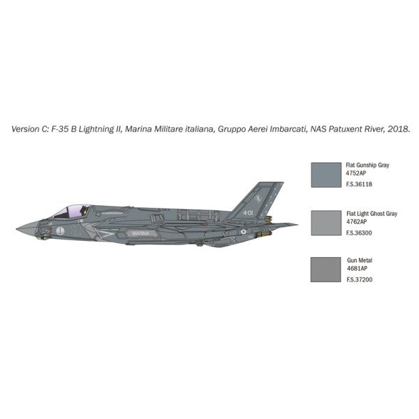 Літак F-35 B Lightning II версія STOVL  1/72 Italeri  1425 