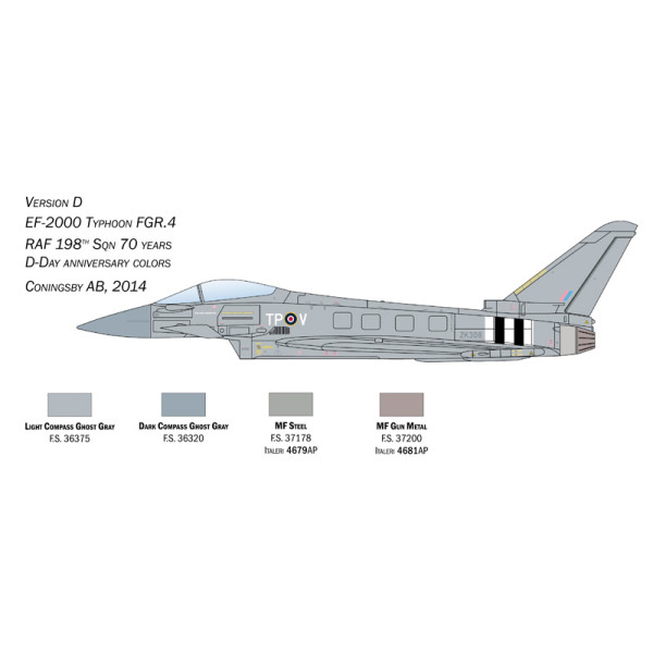EF-2000 Typhoon In R.A.F. Service 1/72 Italeri  1457