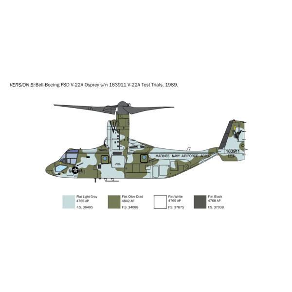  V-22A Osprey  1/72 Italeri  1463
