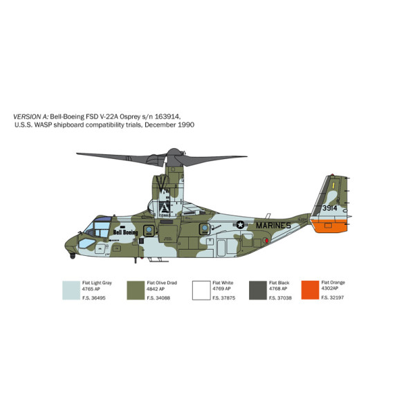  V-22A Osprey  1/72 Italeri  1463