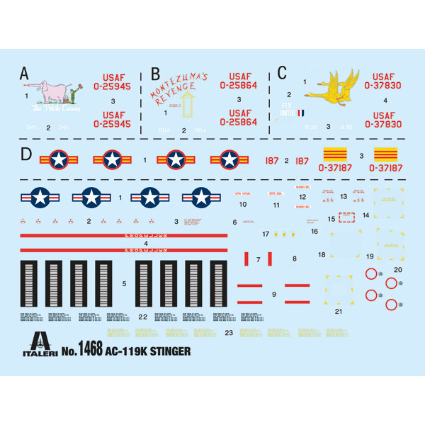 AC-119K Stinger  1/72 Italeri 1468
