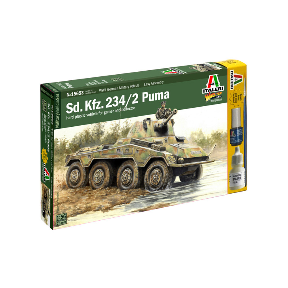 Бронемашина Sd.Kfz. 234/2 Puma 1/56 Italeri  15653
