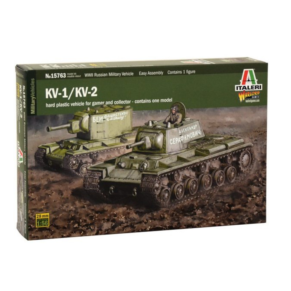 Важкий танк КВ-1 / КВ-2 1/56 Italeri 15763