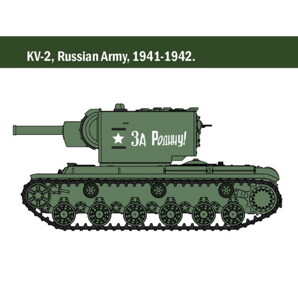 Важкий танк КВ-1 / КВ-2 1/56 Italeri 15763
