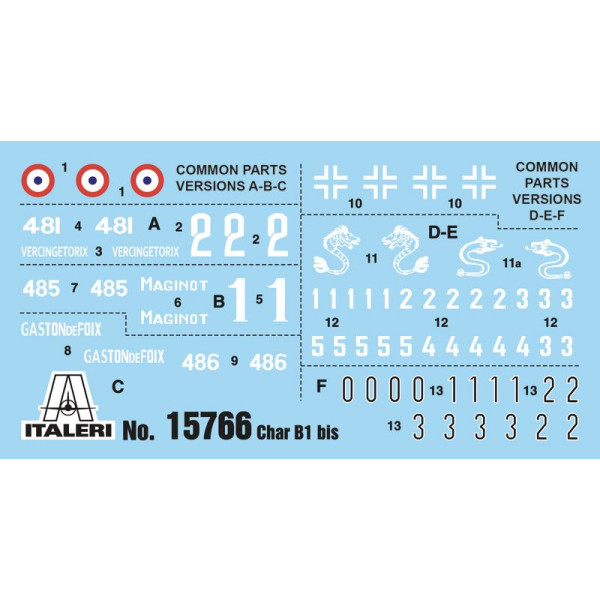 Char B1 Bis  1/56 Italeri  15766