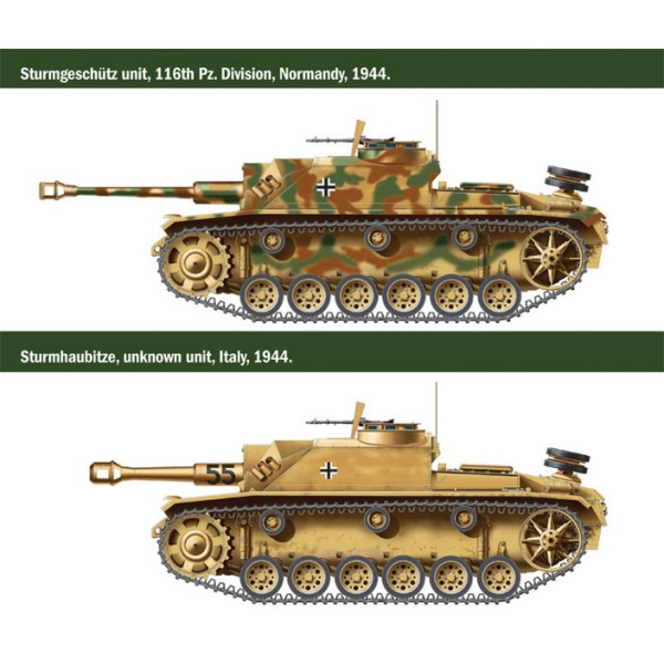 Танк Sd.Kfz.142/1 Sturmgeschutz III 1/56 Italeri  15756