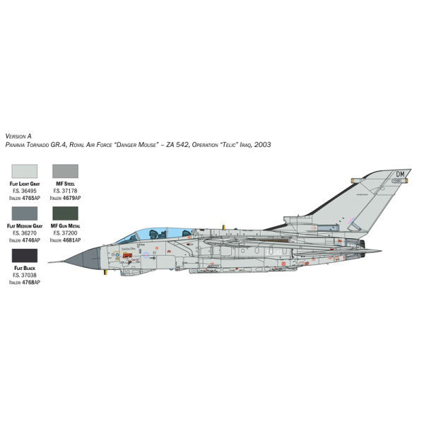 Літак TORNADO GR. 4  1/32 Italeri  2513