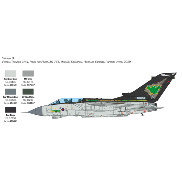 Літак TORNADO GR. 4  1/32 Italeri  2513
