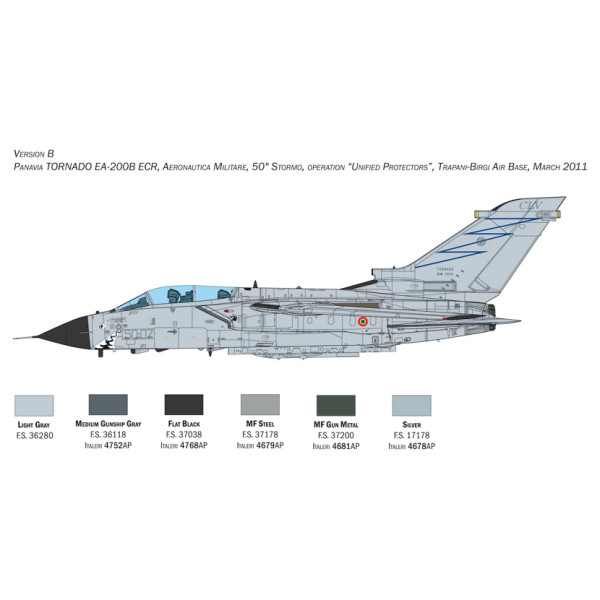Літак Tornado ECR 1/32 Italeri  2517