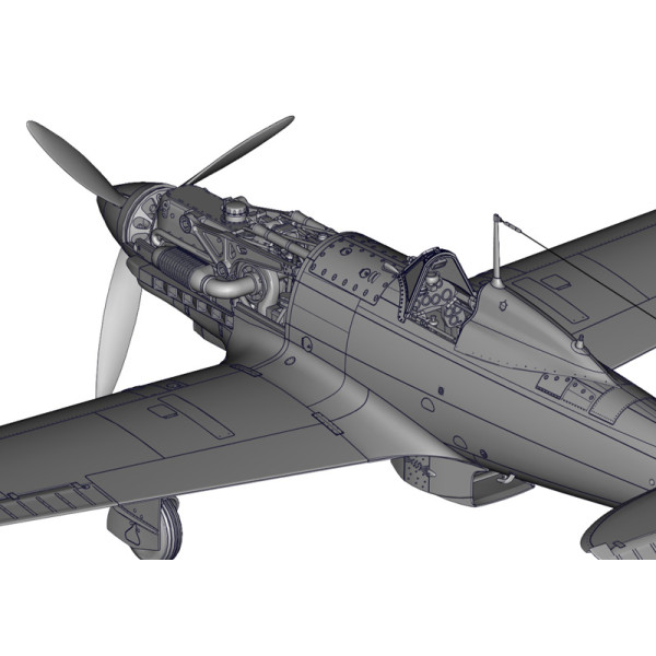 Літак Macchi MC.202 Folgore  1/32 Italeri  2518