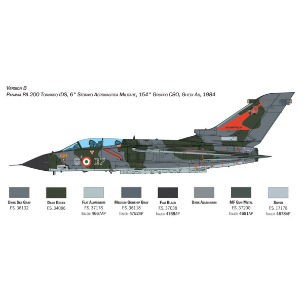 Літак Tornado IDS 1/32 Italeri  2520