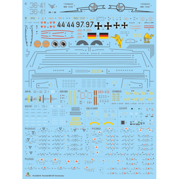 Літак Tornado IDS 1/32 Italeri  2520