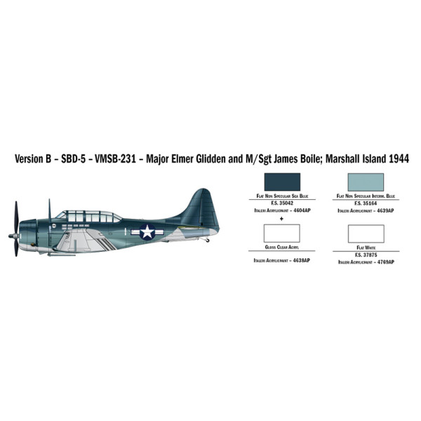 Бомбардувальник SBD 5 Dauntless 1/48 Italeri 2673