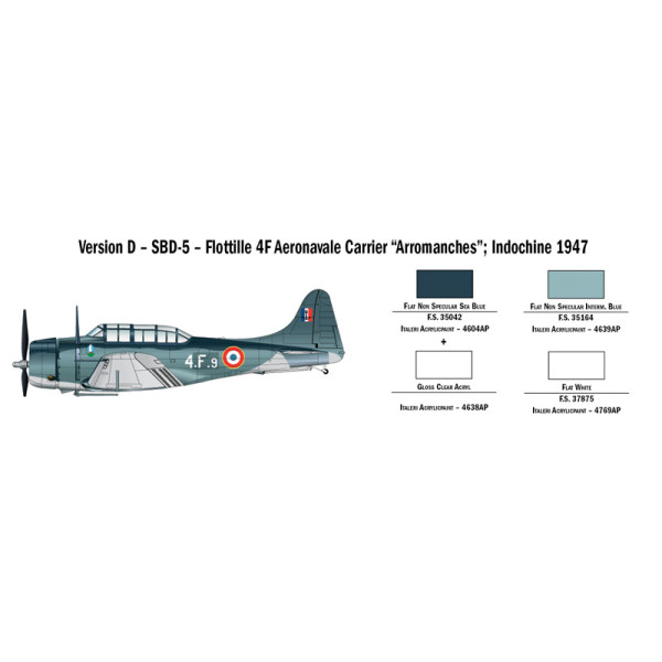 Бомбардувальник SBD 5 Dauntless 1/48 Italeri 2673