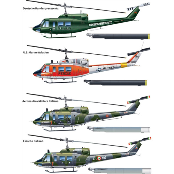 BELL AB 212 / UH 1N  1/48 Italeri  2692