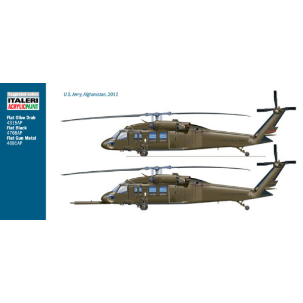 Гвинтокрил  UH - 60 / MH - 60 BLACK HAWK 1/48 Italeri 2706
