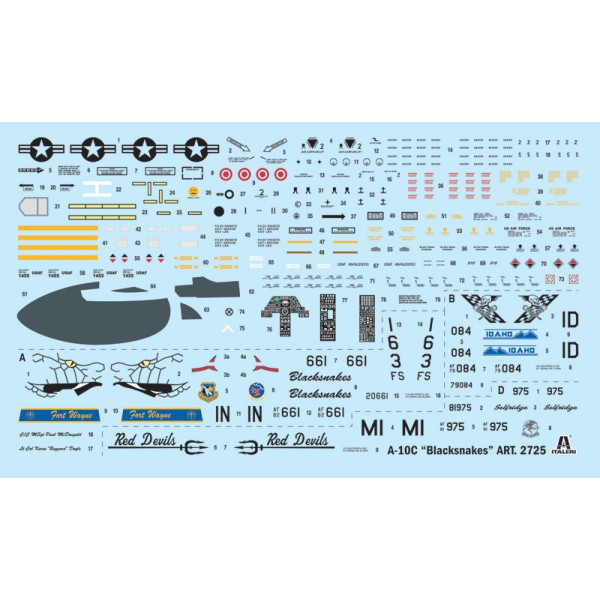 A - 10C ''Blacksnackes'' 1/48 Italeri  2725