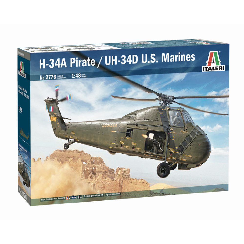 H-34A Pirate /UH-34D U.S. Marines 1/48 Italeri  2776