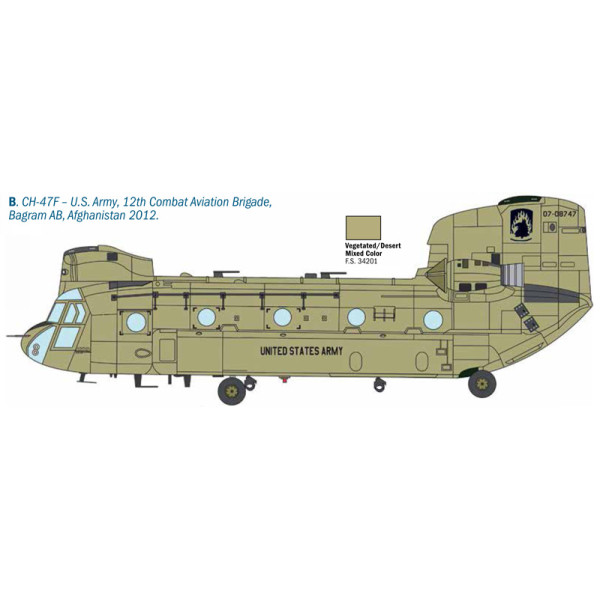 Вертоліт CHINOOK HC.2 CH-47F 1/48 Italeri  2779