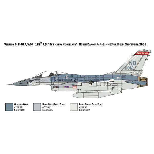 F-16 A Fighting Falcon 1/48 Italeri  2786