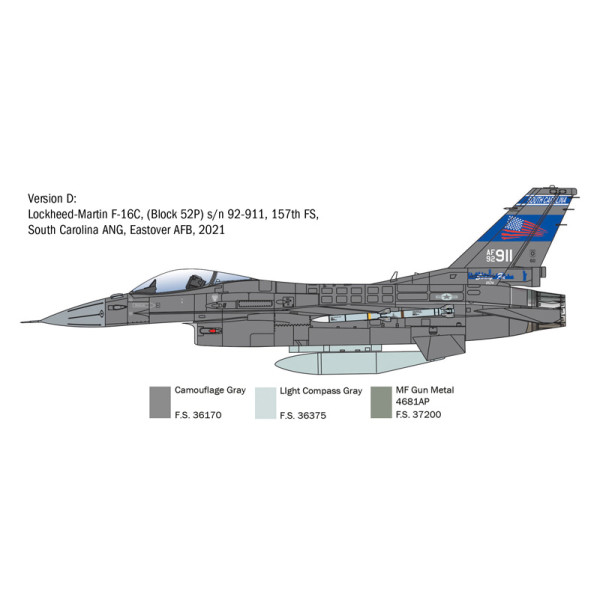 F-16C Fighting Falcon 1/48 Italeri  2825