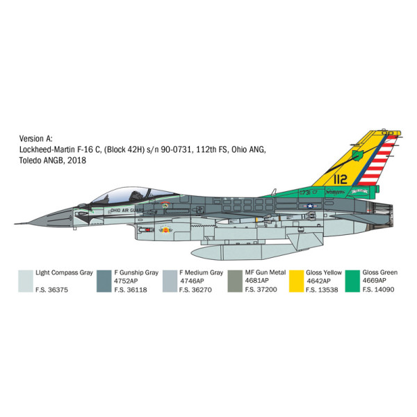F-16C Fighting Falcon 1/48 Italeri  2825