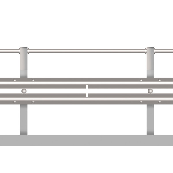 Guard Rail and Road Section for Display 1/24 Italeri 3864