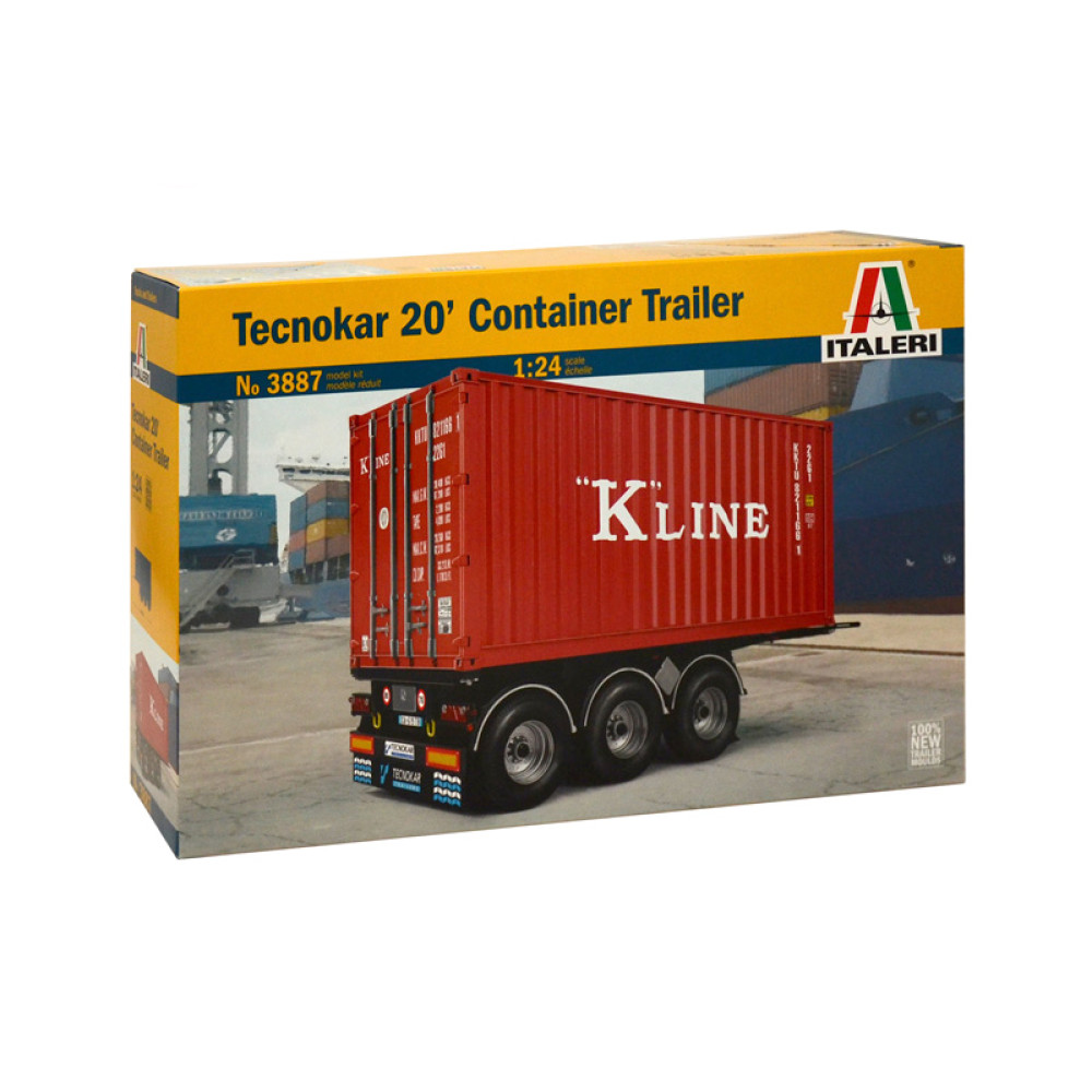20' Container Trailer TECNOKAR 1/24 Italeri 3887 