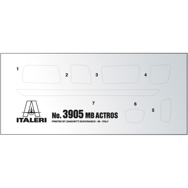 Автомобіль Mercedes Benz Actros MP4 Gigaspace 1/24 Italeri  3905