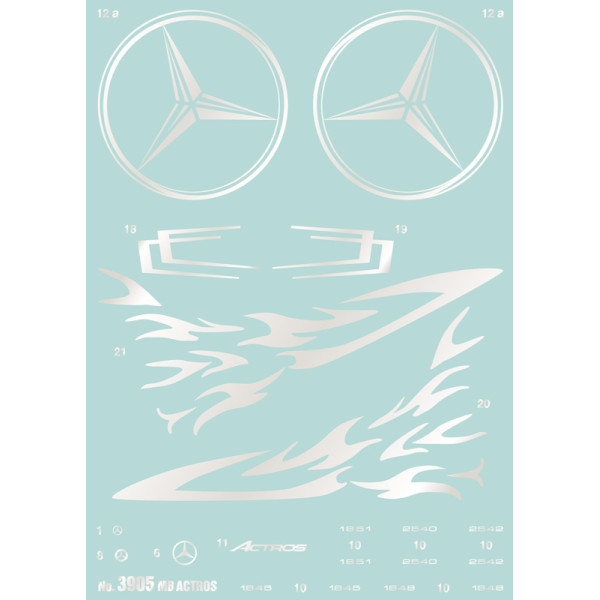 Автомобіль Mercedes Benz Actros MP4 Gigaspace 1/24 Italeri  3905